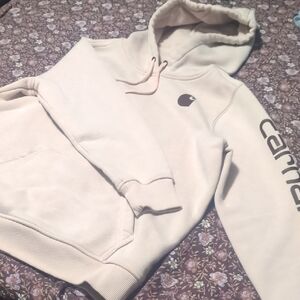 Carhartt Light Pink Hoodie with Logo/Lg